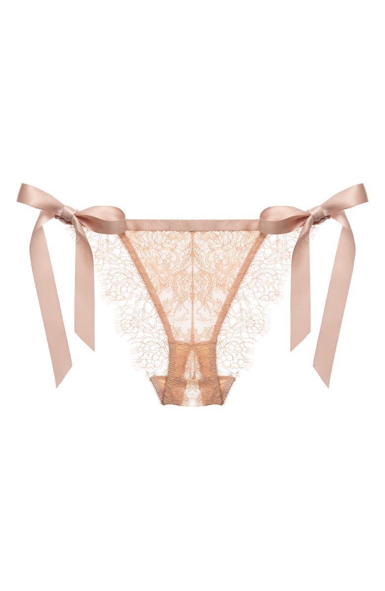 Von Follies By Dita Von Teese Fantacist Side Tie Briefs, Alternate, color, Vintage Peach