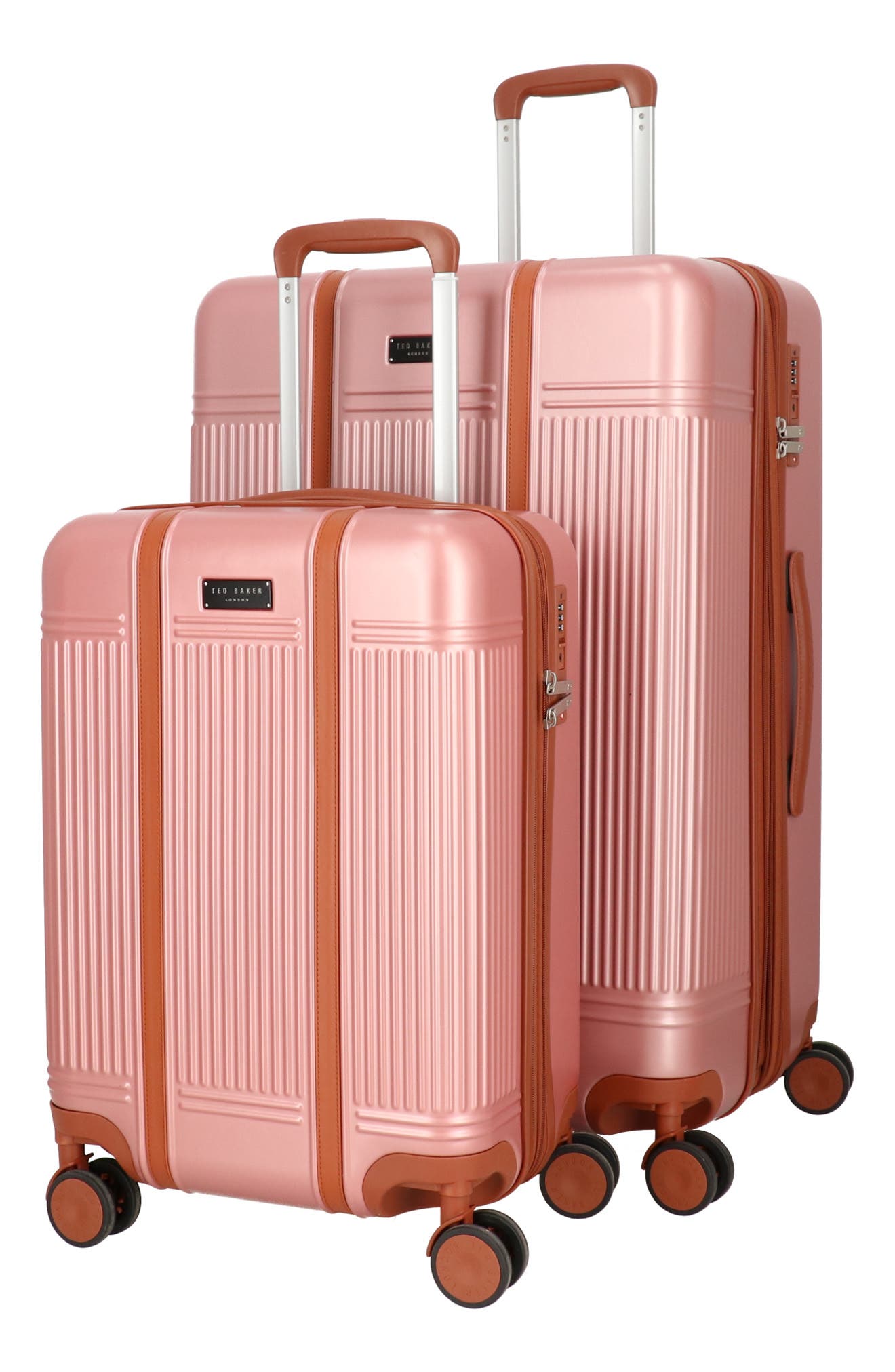 Ted Baker Beverly 3-Piece Hardside Luggage Set, Alternate, color, Ash Rose