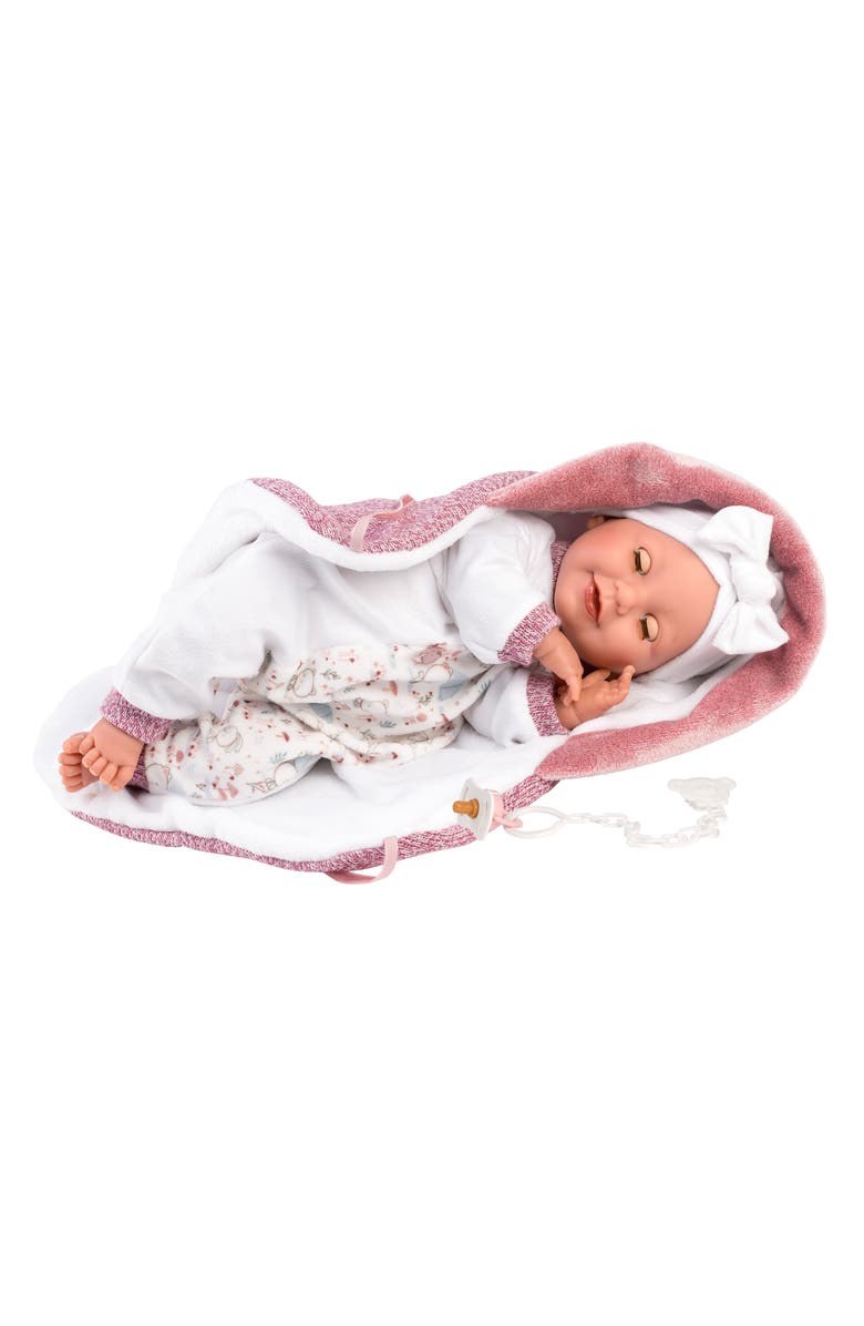 Llorens Cora 16.5-Inch Articulated Newborn Baby Doll, Alternate, color, Multi
