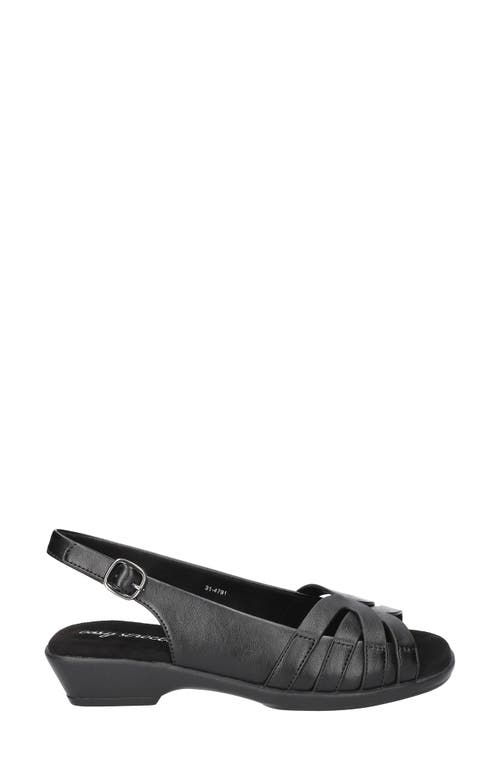 Easy Street Jovita Slingback Sandal In Black