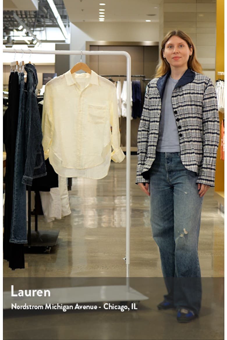 Kayla Button-Up Linen Shirt video