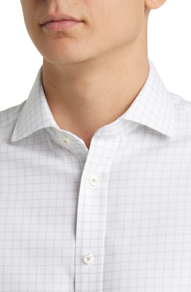 Charles Tyrwhitt Slim Fit Non-Iron Grid Dress Shirt, Alternate, color,