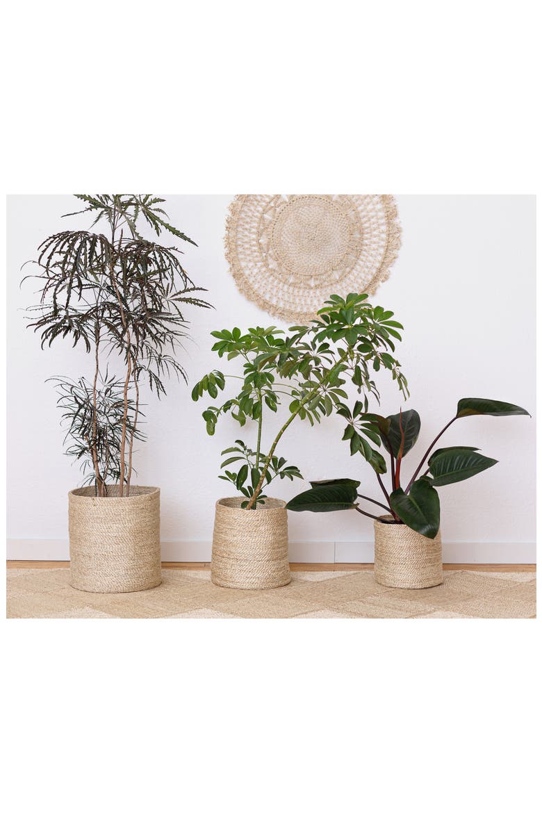 Round Jute Basket, Alternate, color, NATURAL