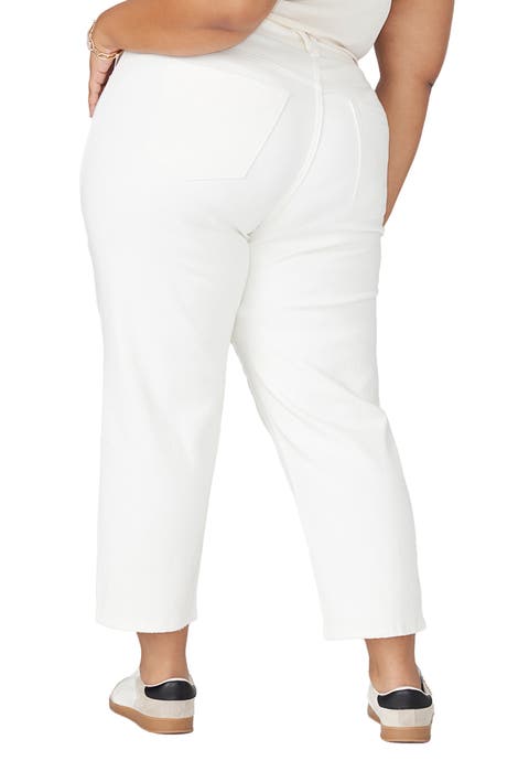 The Naomi Comfort Stretch Straight Leg Jean Crop (Plus Available)