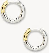MACHETE Petite Wavy Hoops in 3/4