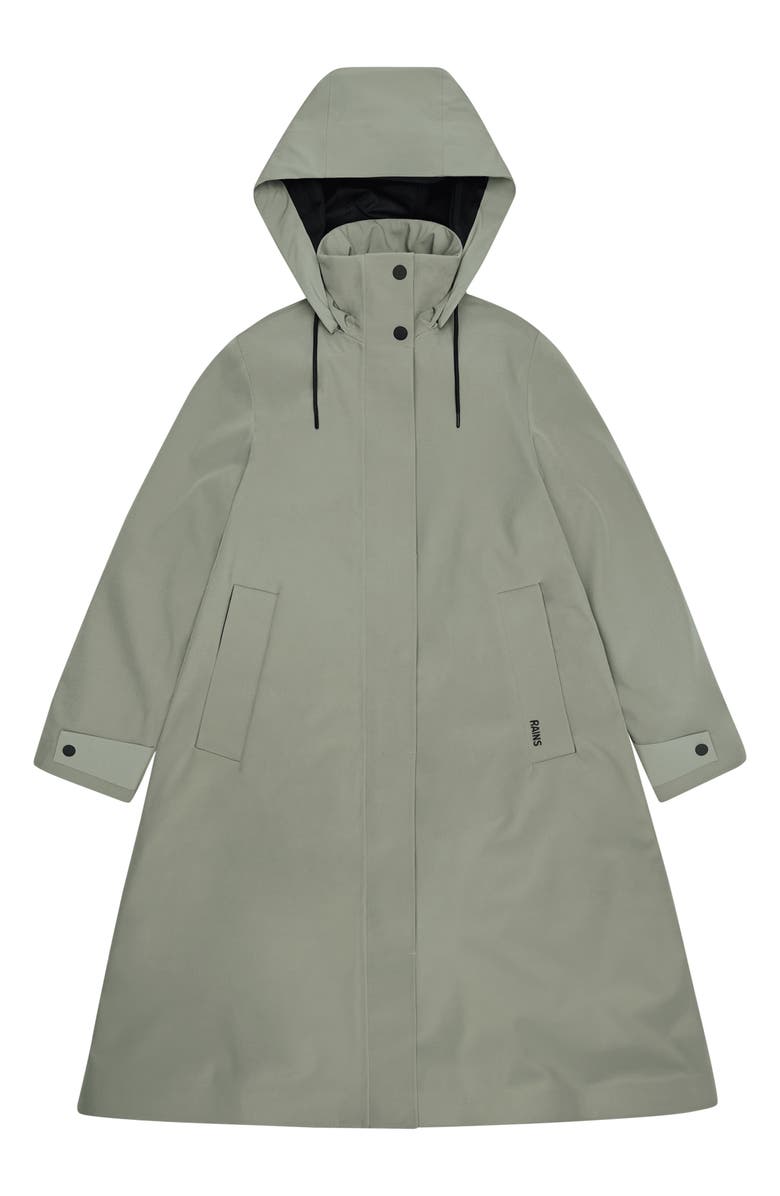 Rains Suva Vision Softshell A-Line Jacket, Alternate, color, Drift