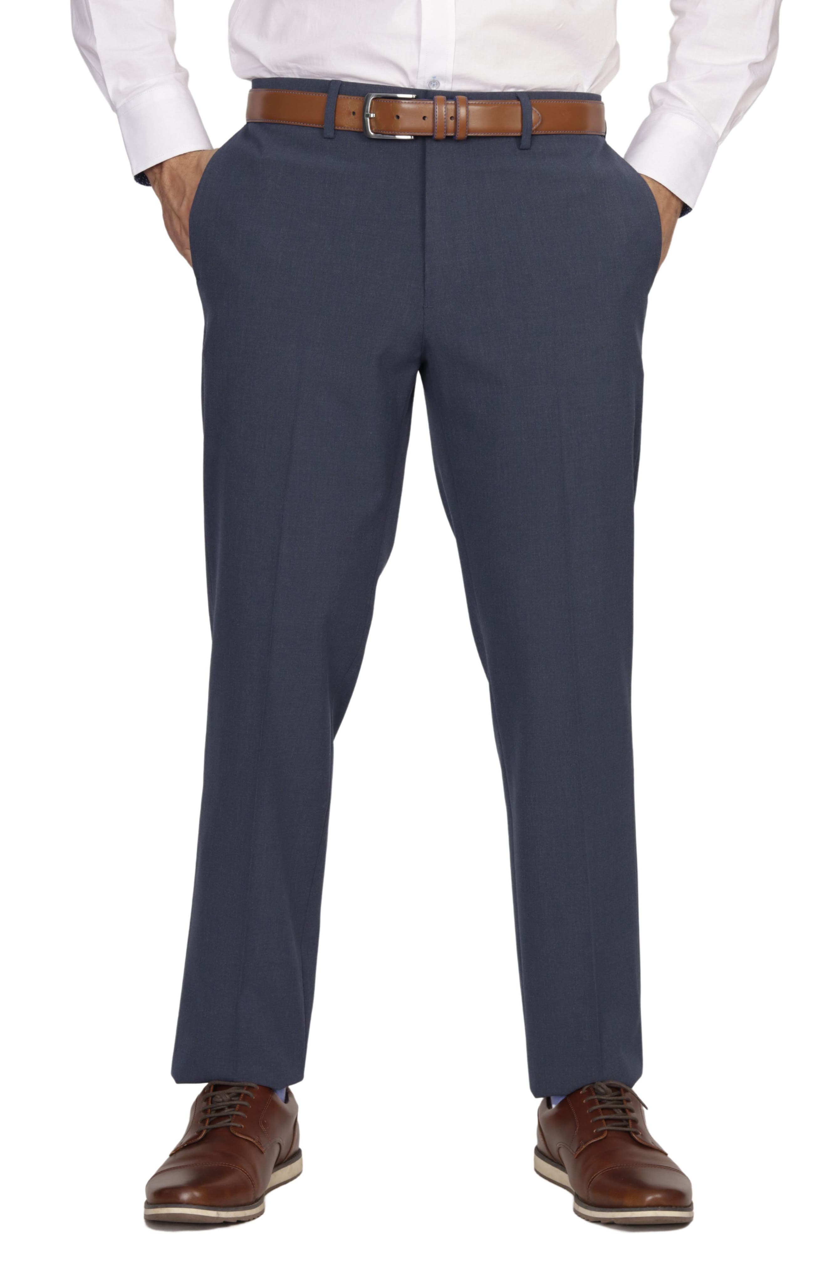 TailorByrd Classic Fit Flat Front Dress Pants