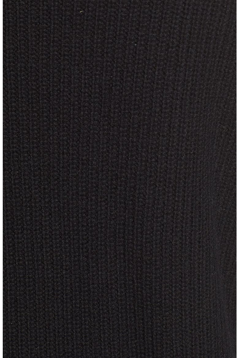 Side Zip Turtleneck, Alternate, color, BLACK