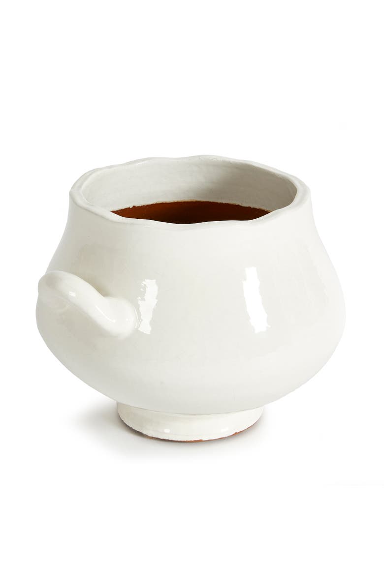 Napa Home & Garden Wellon Footed Cachepot, Alternate, color, White