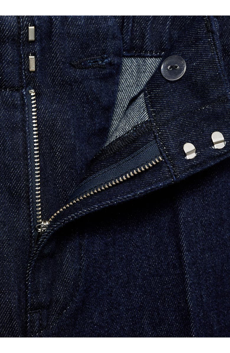 MANGO High Waist Wide Leg Trouser Jeans, Alternate, color, Open Blue