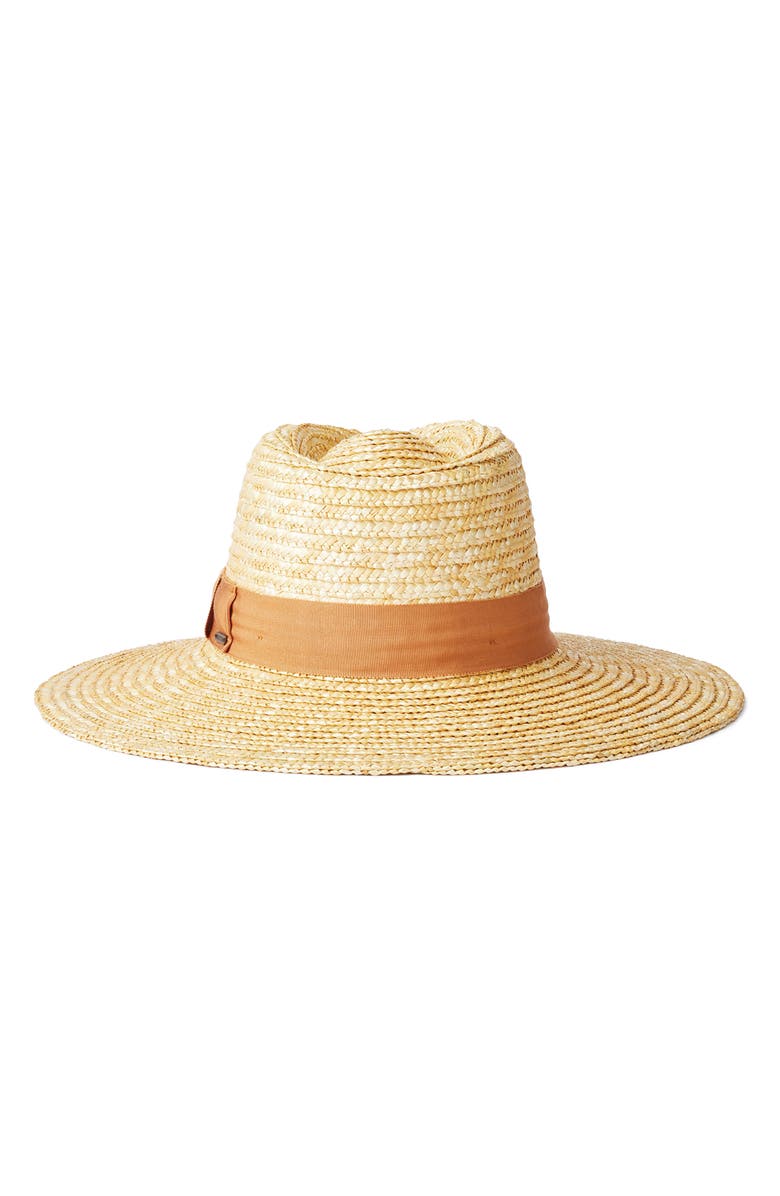 Brixton Joanna Straw Hat, Alternate, color, Honey/Lion