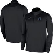 Nike Men's Nike Black Minnesota Timberwolves 2025/26 Authentic Coaches Quarter-Zip Dri-Fit Top