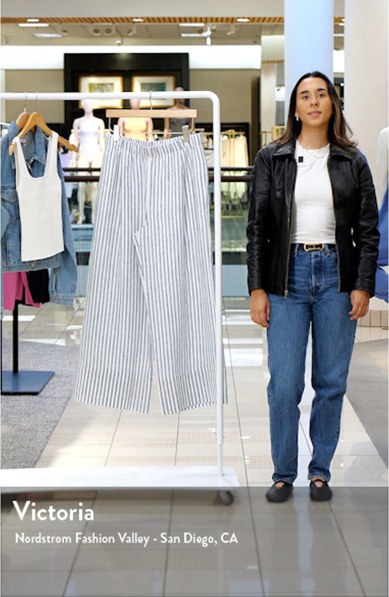 Fernando Linen Wide Leg Pants, sales video thumbnail