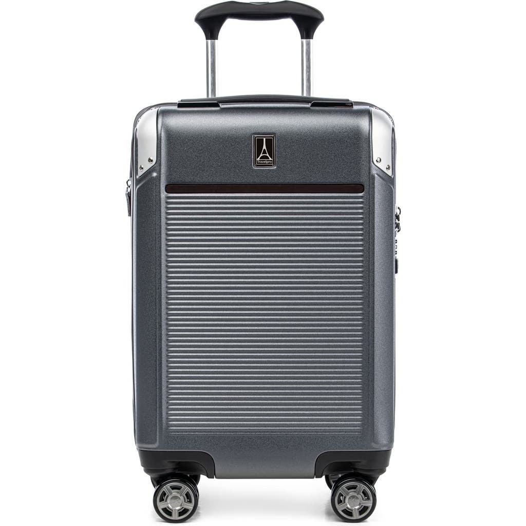 Travelpro Platinum Elite Hardside Expandable Compact Carry-on 20-inch Spinner In Vintage Grey