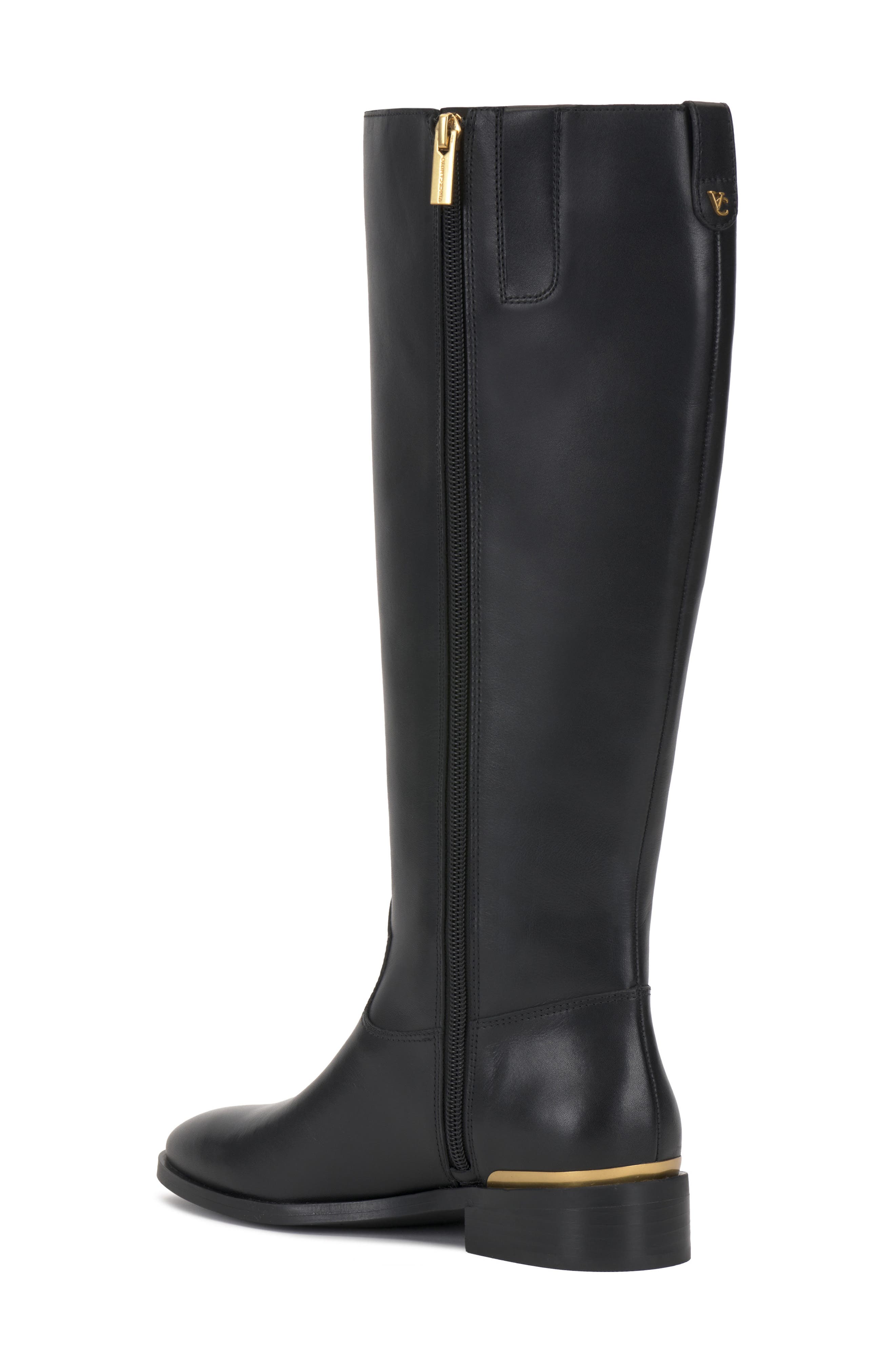 Vince Camuto Bercla Knee High Boots, Alternate, color, Black
