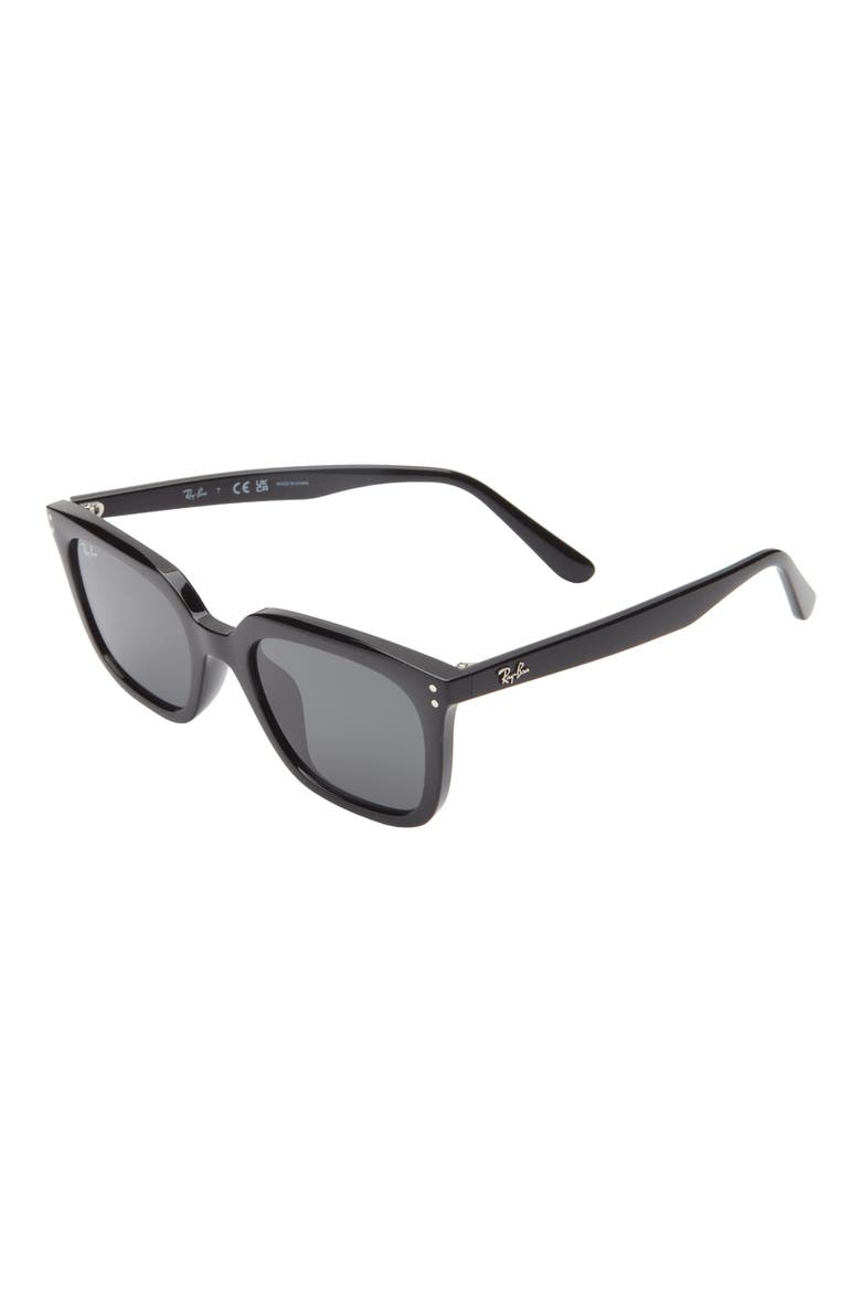 54mm Square Sunglasses, Alternate, color, DARK GREY