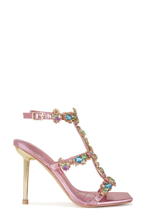 Azalea Wang Khai Ankle Strap Sandal In Pink
