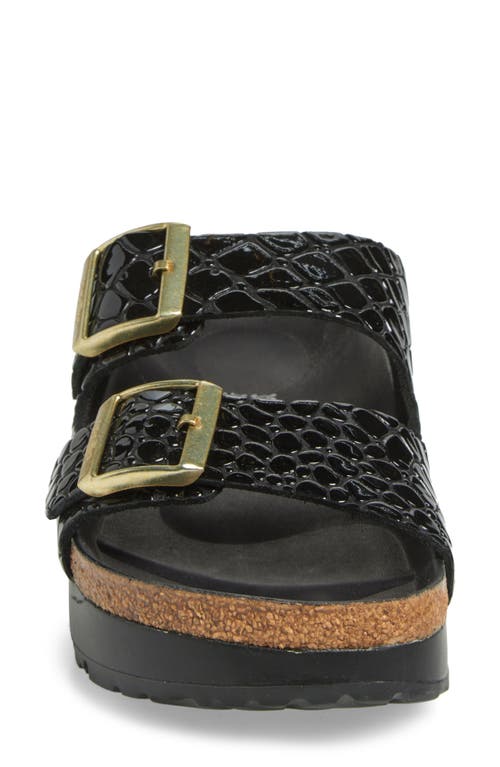 Birkenstock Papillio By Arizona Flex Platform Sandal In Black Black