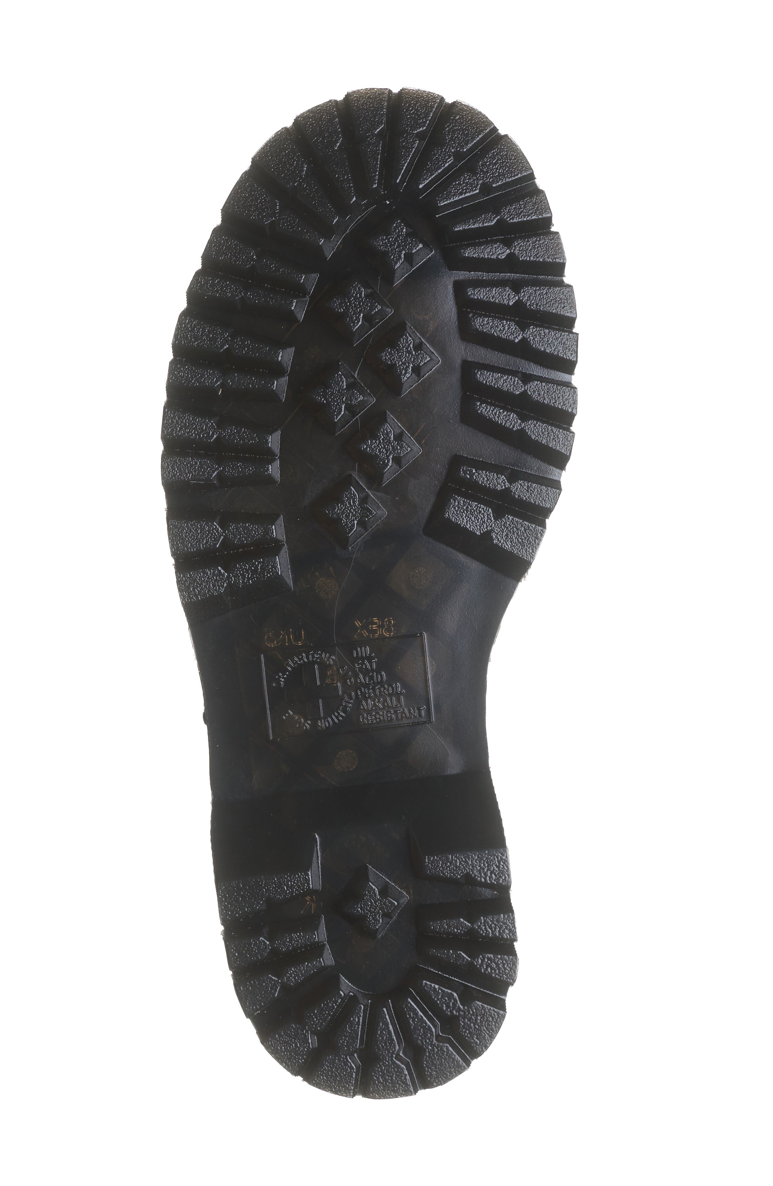 Dr. Martens Addina Flower Buckle Platform Mary Jane, Alternate, color, Black