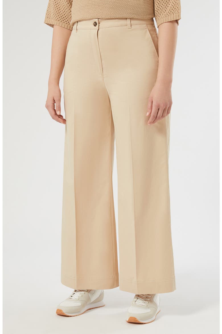 Voyage Collection Stretch Gabardine Pants, Main, color, SAND