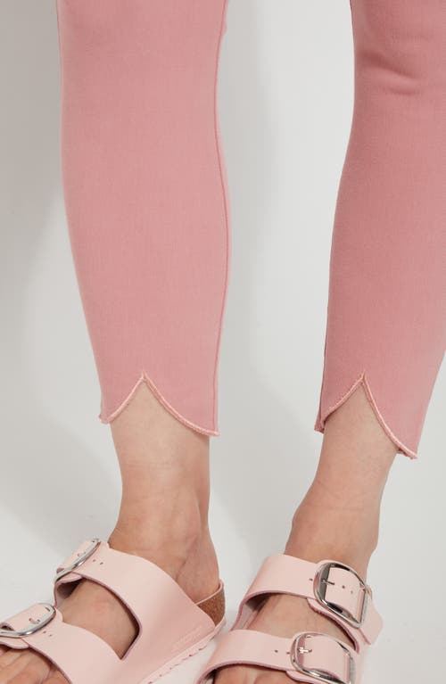 Lyssé Lynette Tulip Hem Denim W Pocket In Pinkclay