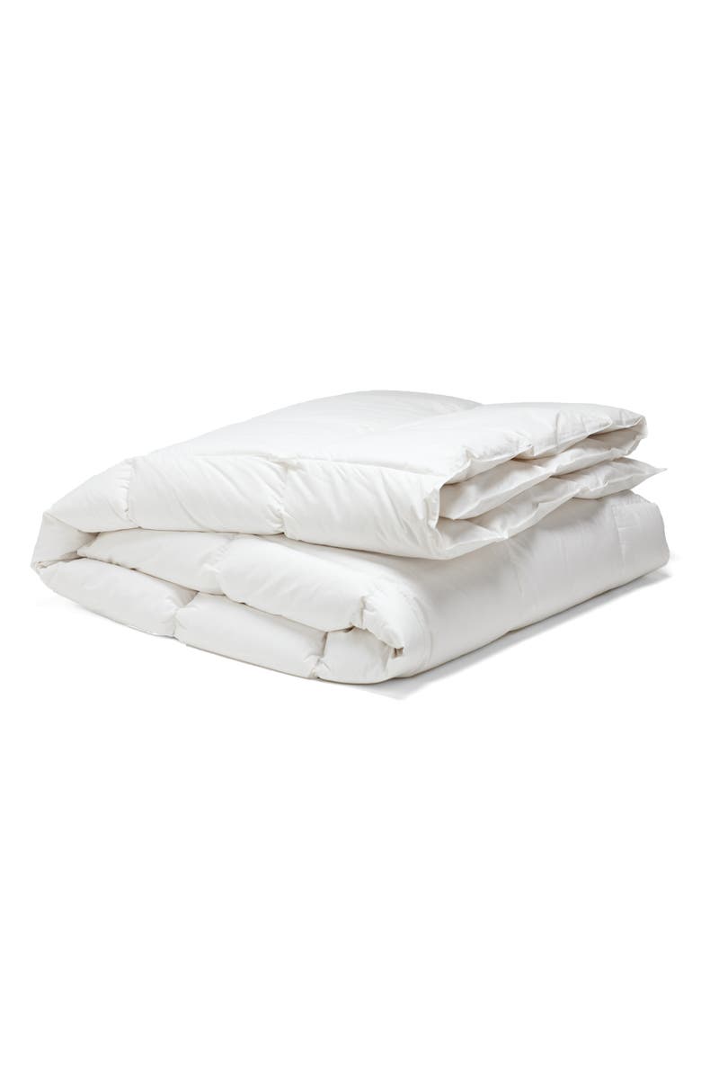 Coyuchi Three Season Down Duvet Insert, Main, color, White