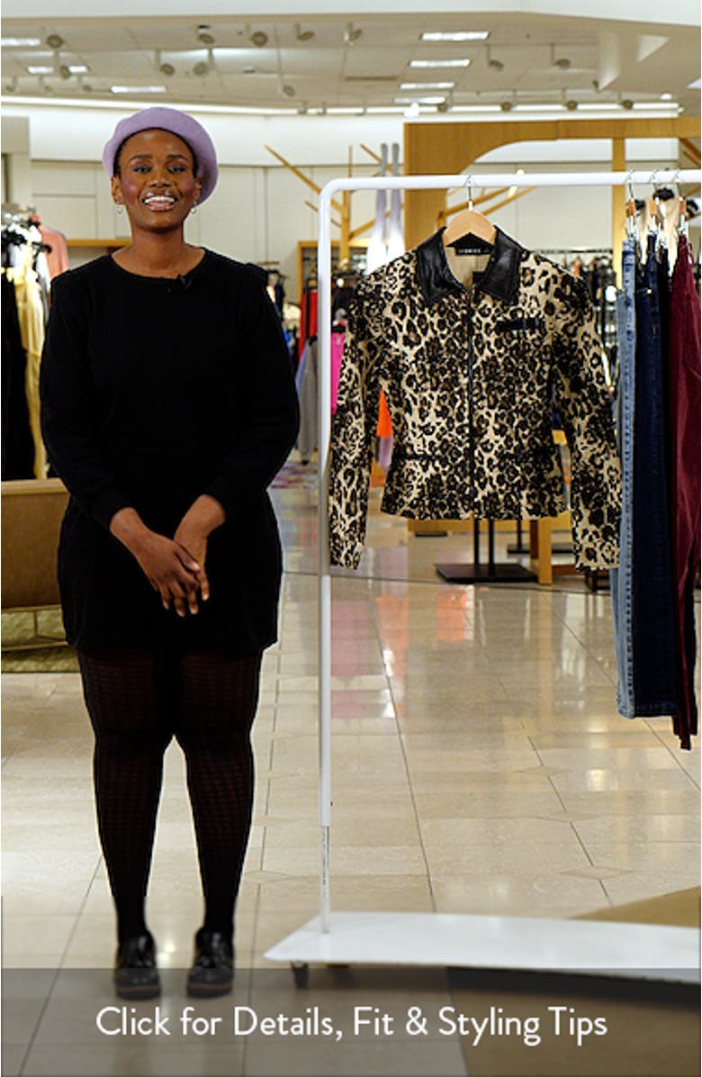 Soho Leopard Print Jacket, sales video thumbnail