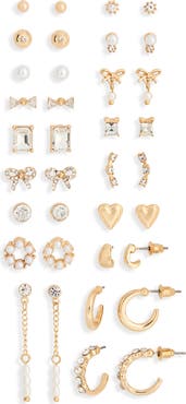 BP. Pretty Set of 18 Earrings