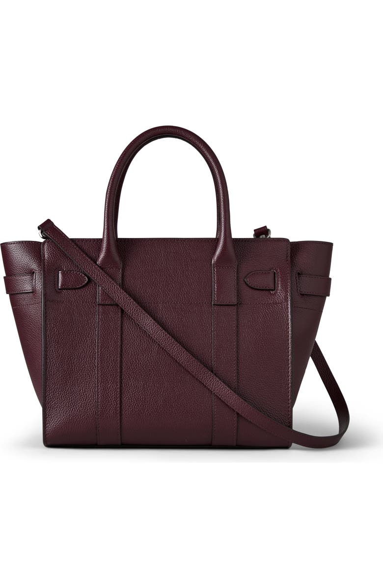 Mulberry Small Zipped Bayswater, Alternate, color, Black Cherry