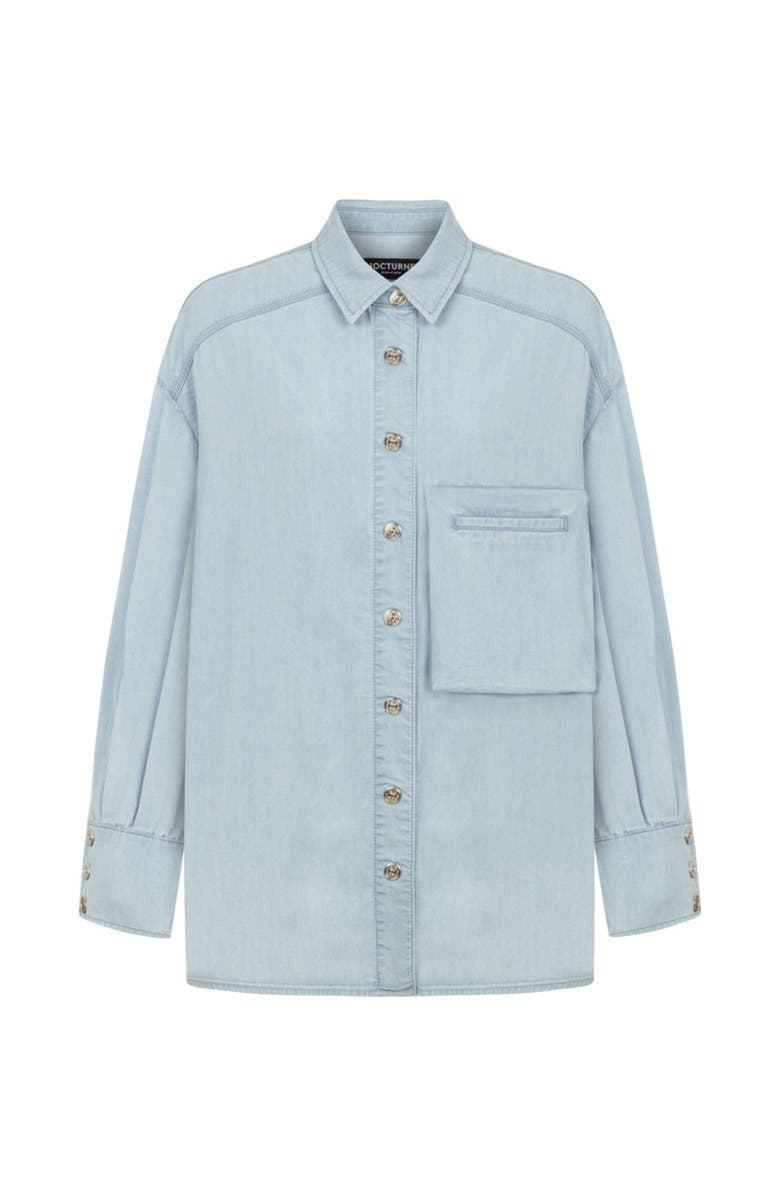 Nocturne Minimal Draped Shirt, Alternate, color, 