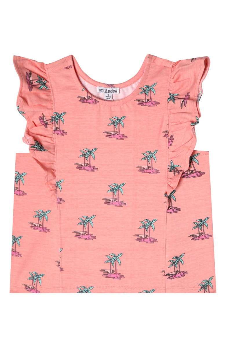 art & eden Tamarind Flutter Sleeve Top, Main, color, 