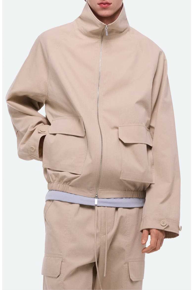Twill Crop Utility Jacket, Main, color, ICE