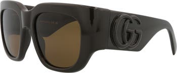 53mm Square Sunglasses