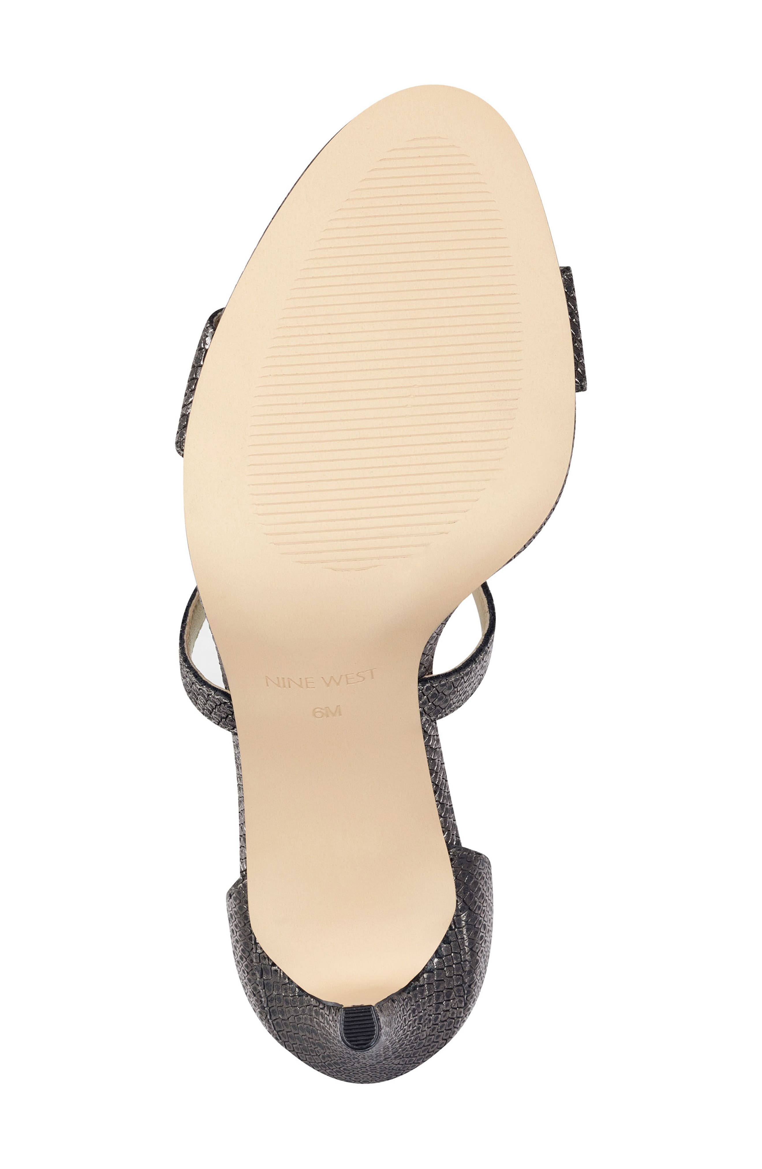 Mydebut Strappy Sandal, Alternate, color, GUNMETAL PRINT NUBUCK LEATHER