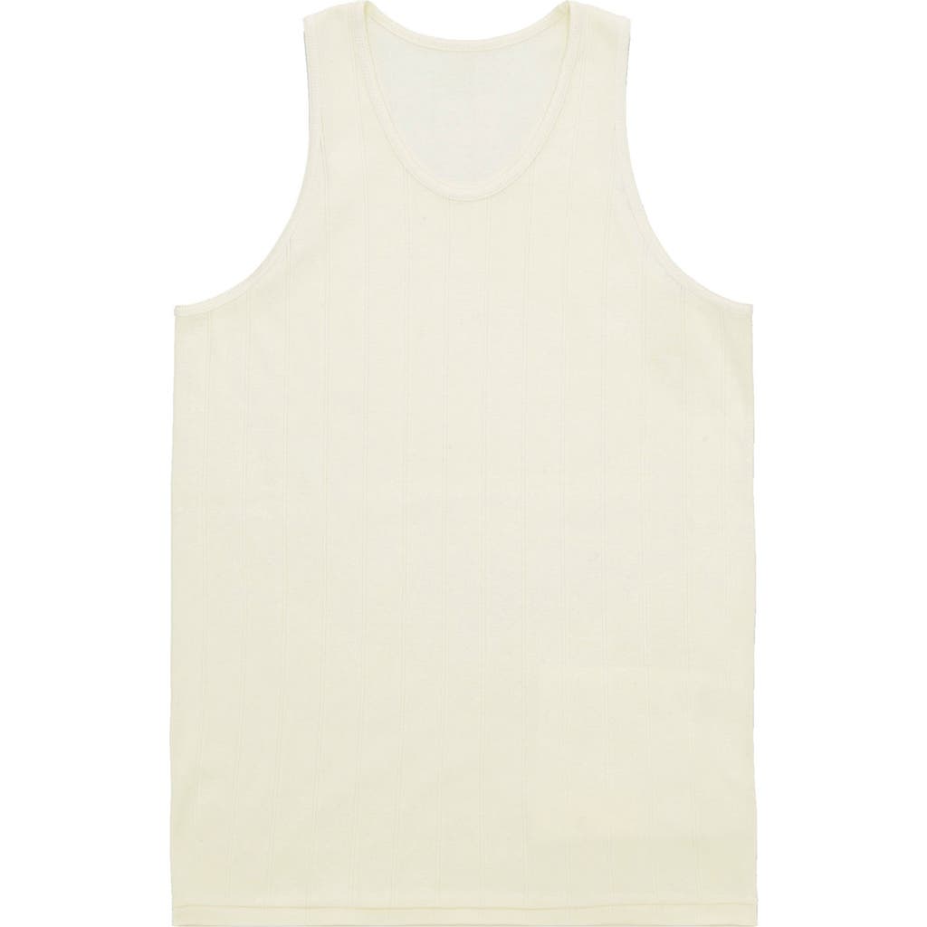 Fortela Dylan Cotton Tank Top In Brown