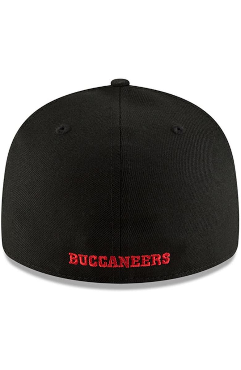 New Era Men's New Era Black Tampa Bay Buccaneers Omaha Throwback Low Profile 59FIFTY Fitted Hat, Alternate, color, 