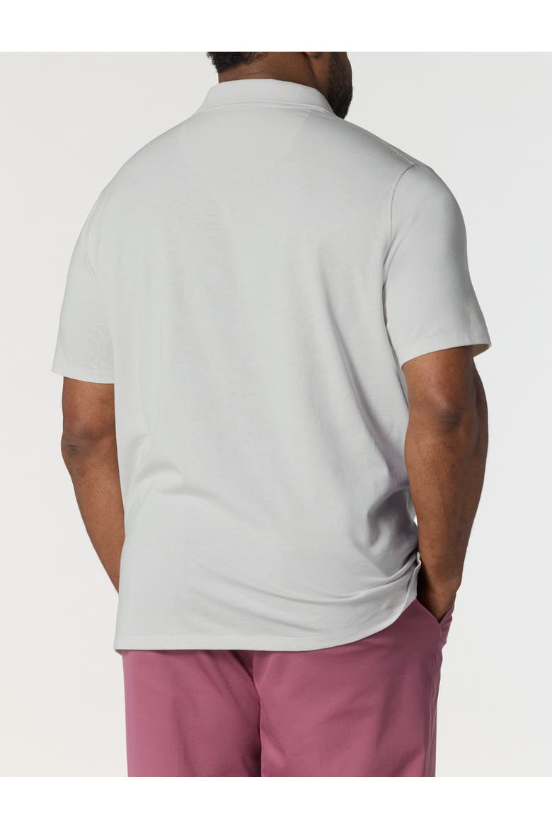 Big & Tall 37.5® Technology Notched Performance Polo Shirt, Alternate, color, HARBOR MIST