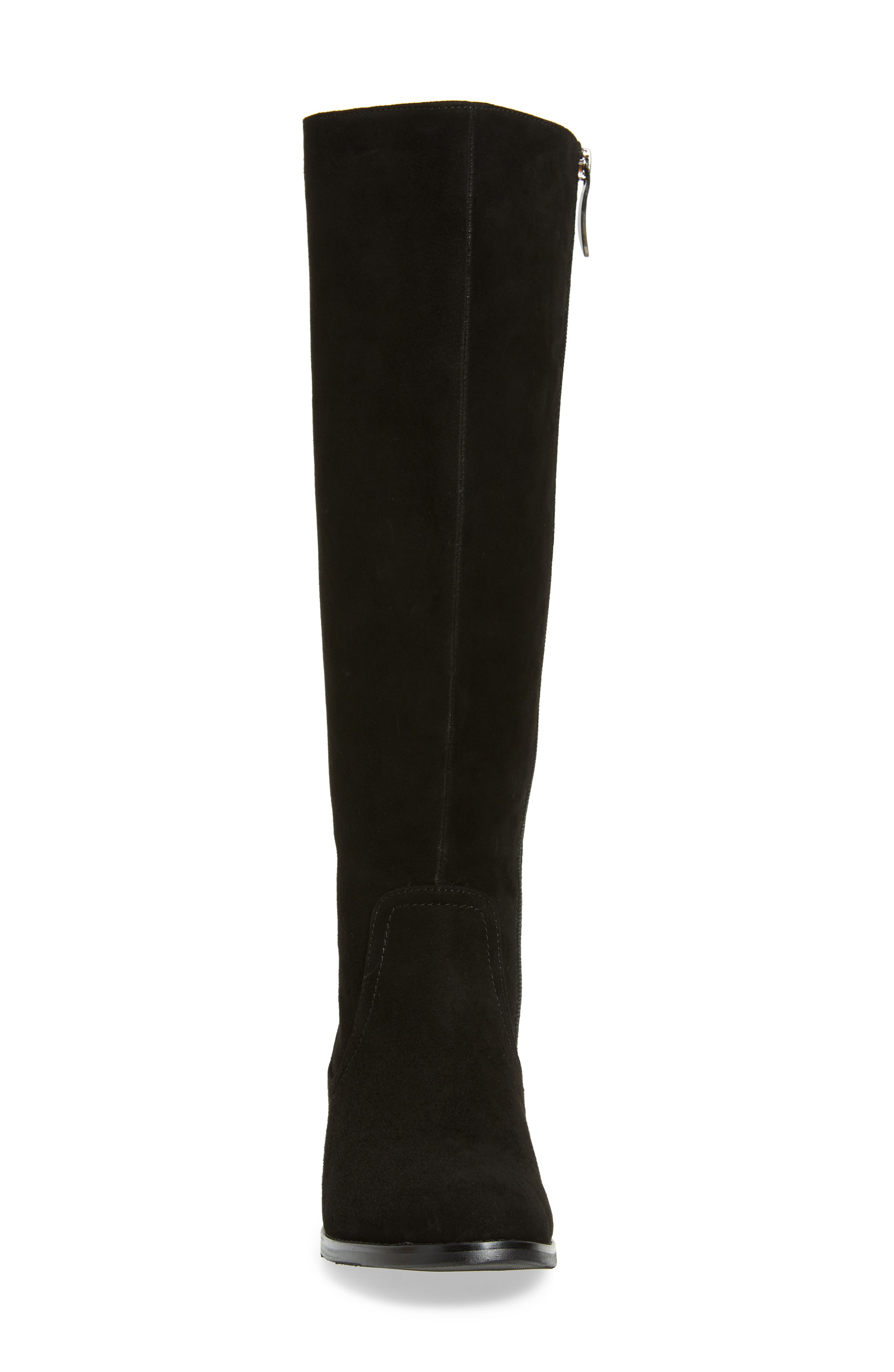 Montreal Waterproof Knee High Boot, Alternate, color, BLACK SUEDE