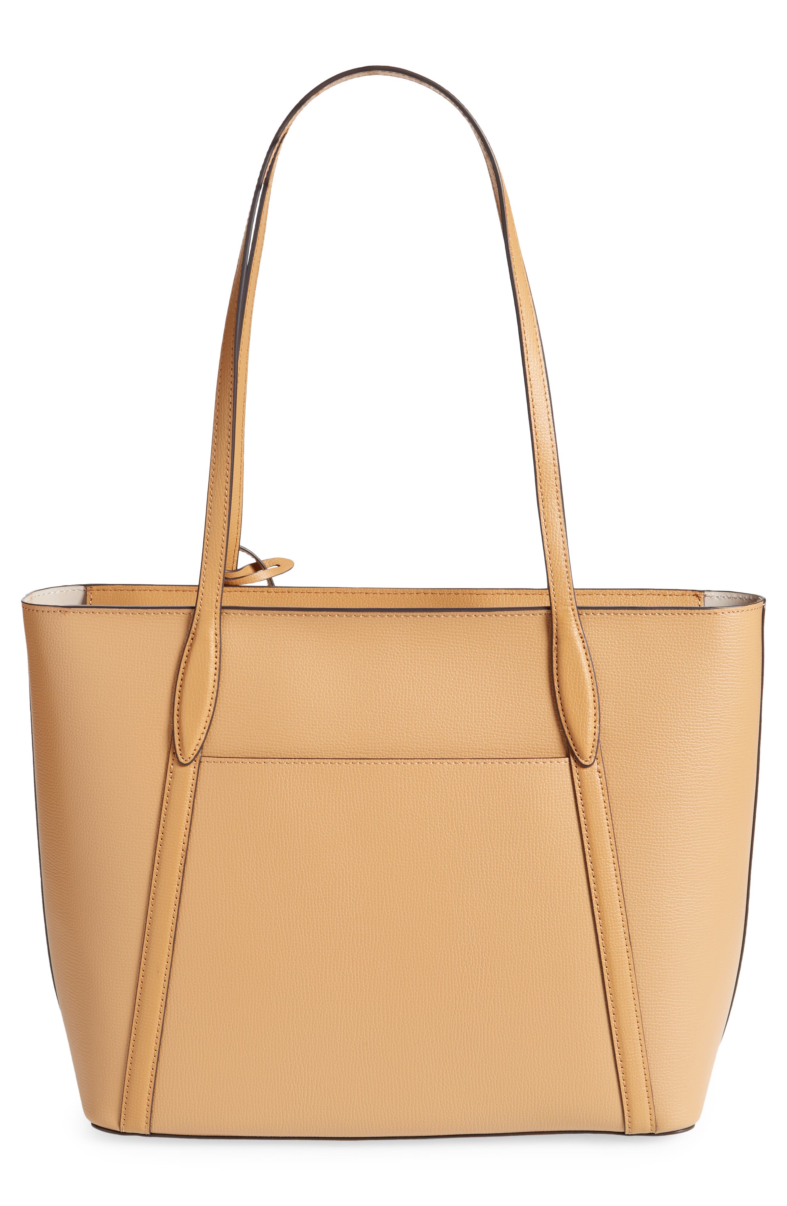 cara tote bag, Alternate, color, CLASSIC SADDLE.