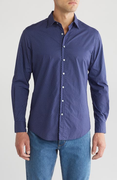 Mill Road Long Sleeve Woven Shirt