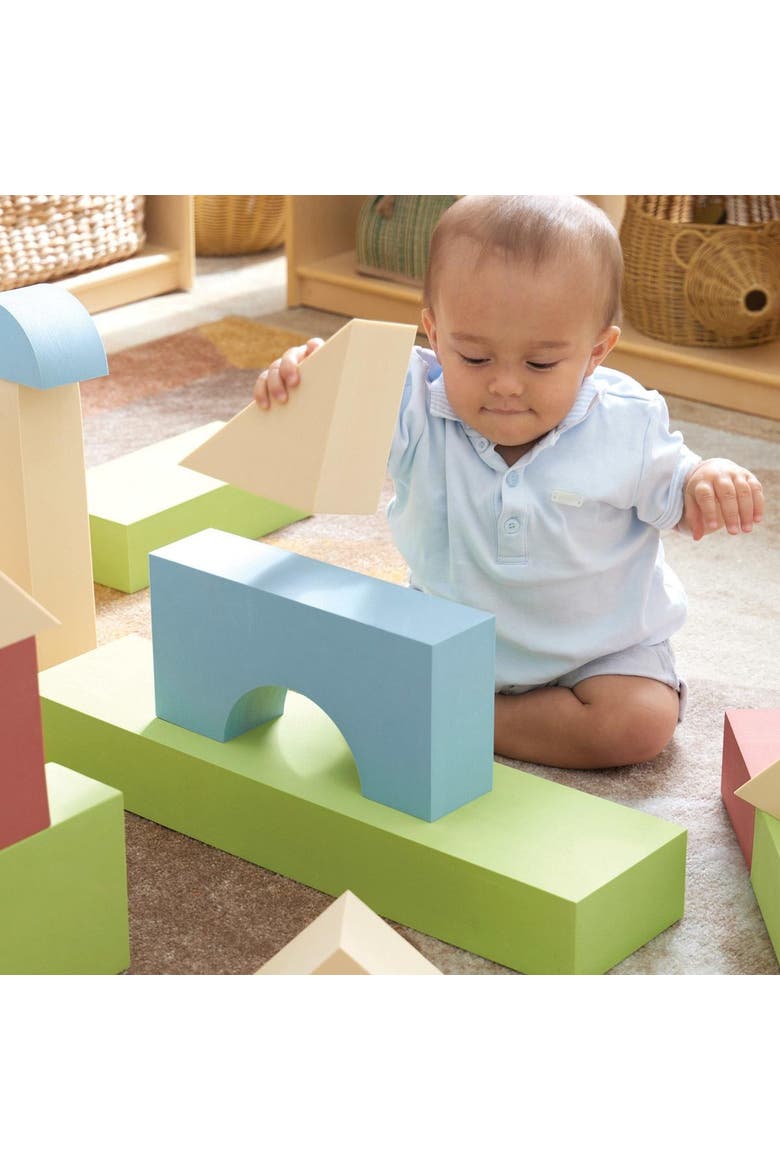 Jumbo Foam Colored Blocks - 36 Pieces, Alternate, color, Multicolored