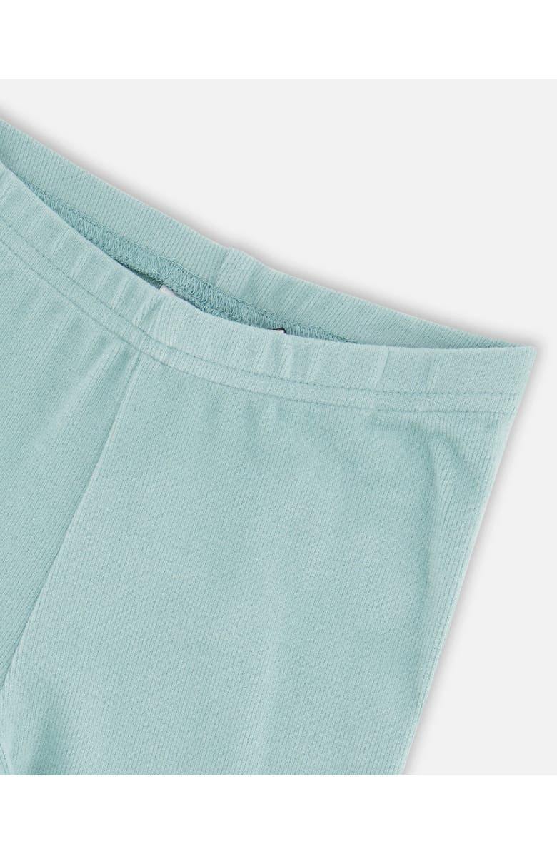 Deux par Deux Baby Girl's Super Soft Brushed Rib Leggings Light Blue, Alternate, color, 