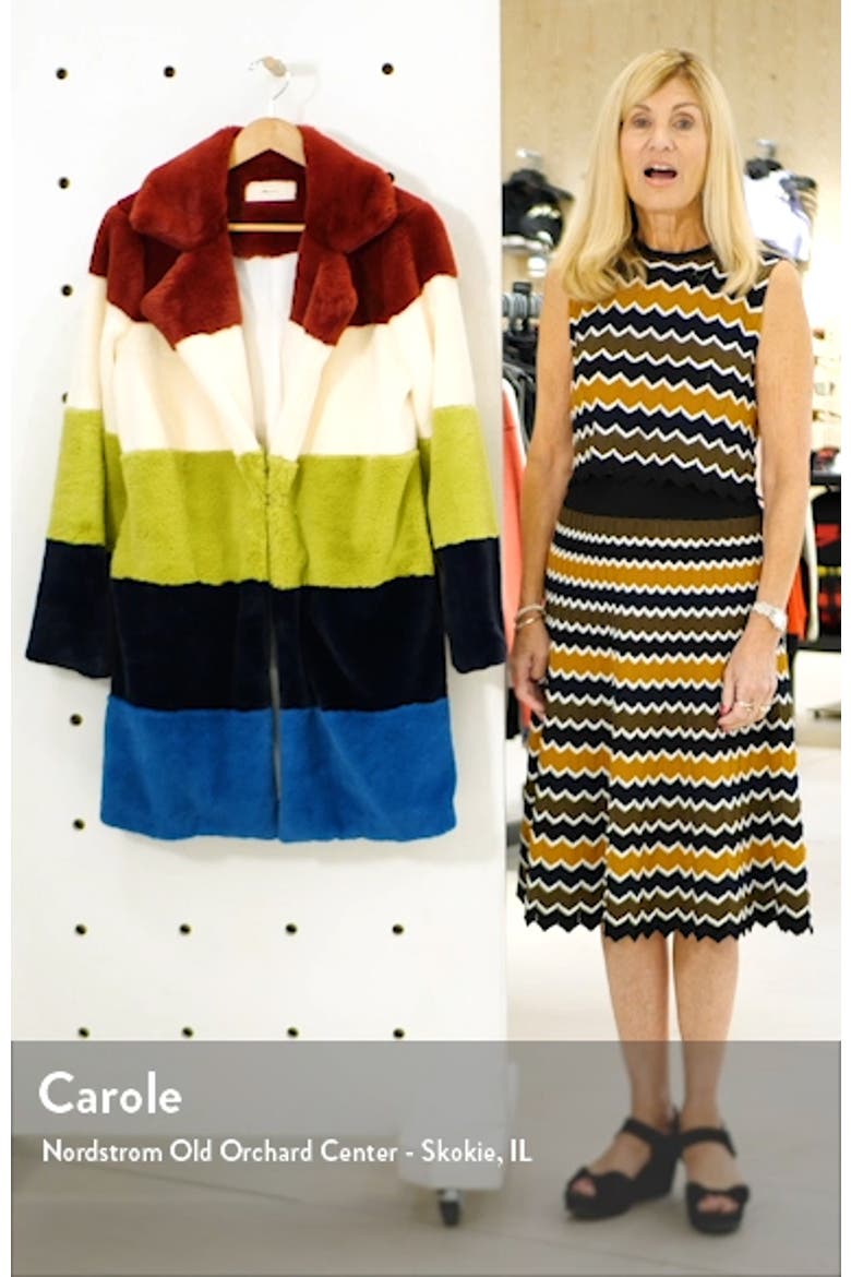 Super Nova Colorblock Faux Fur Jacket video