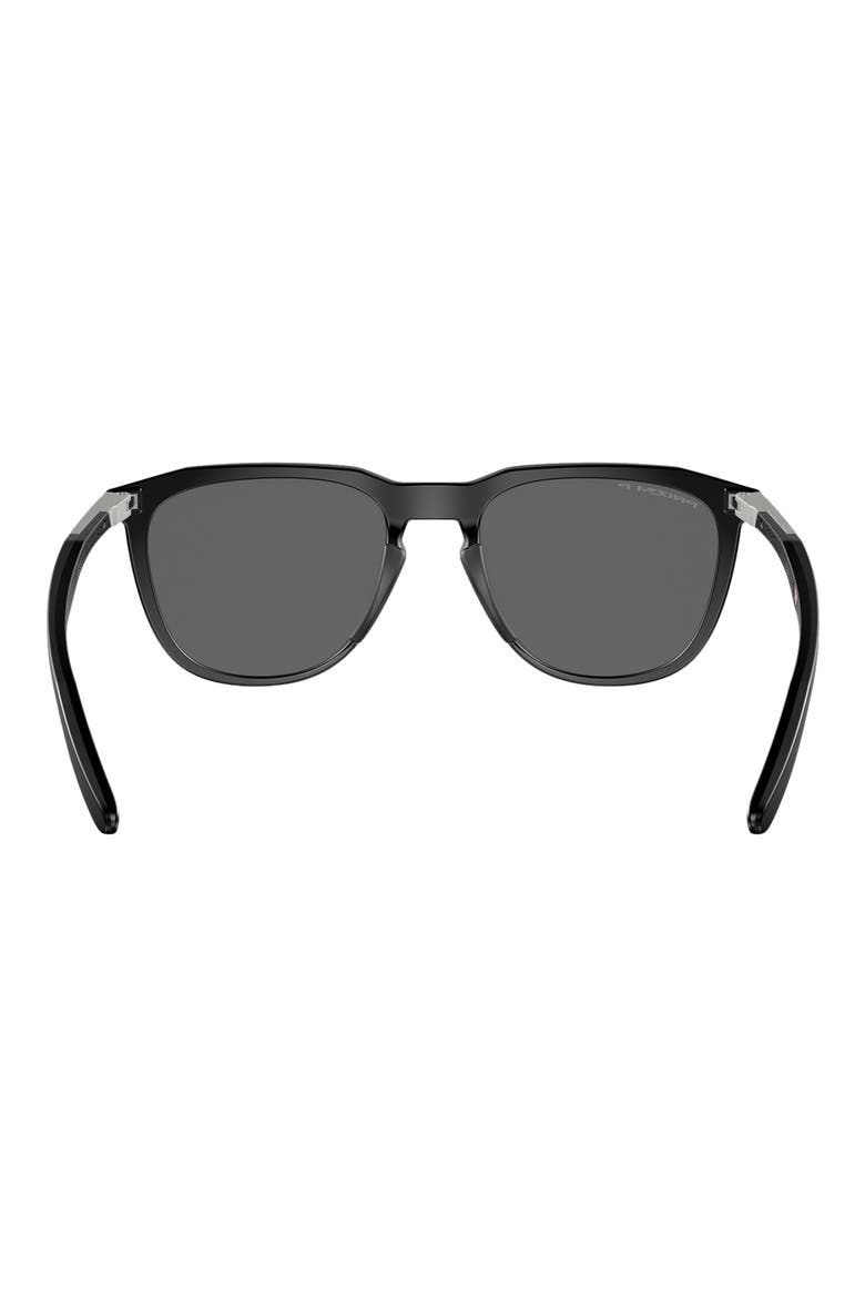 Thurso 54mm Polarized Round Sunglasses, Alternate, color, MATTE BLACK