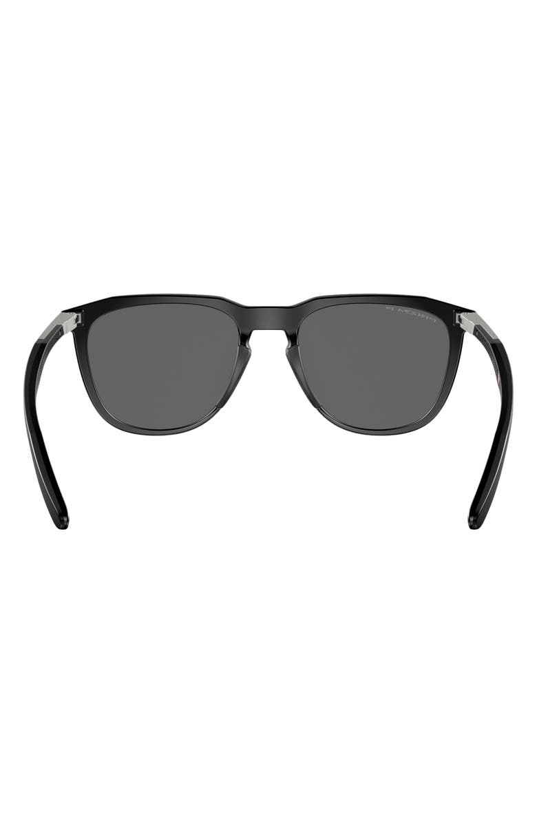 Oakley Thurso 54mm Polarized Round Sunglasses, Alternate, color, Matte Black
