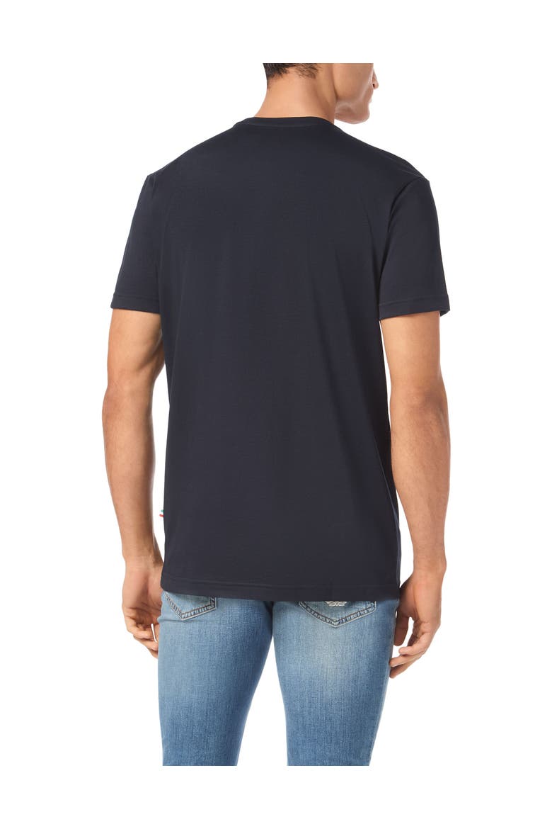 T-Shirt Round Neck Men, Alternate, color, darkblue