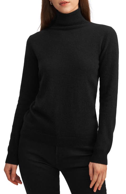 Pure Cashmere Turtleneck Sweater