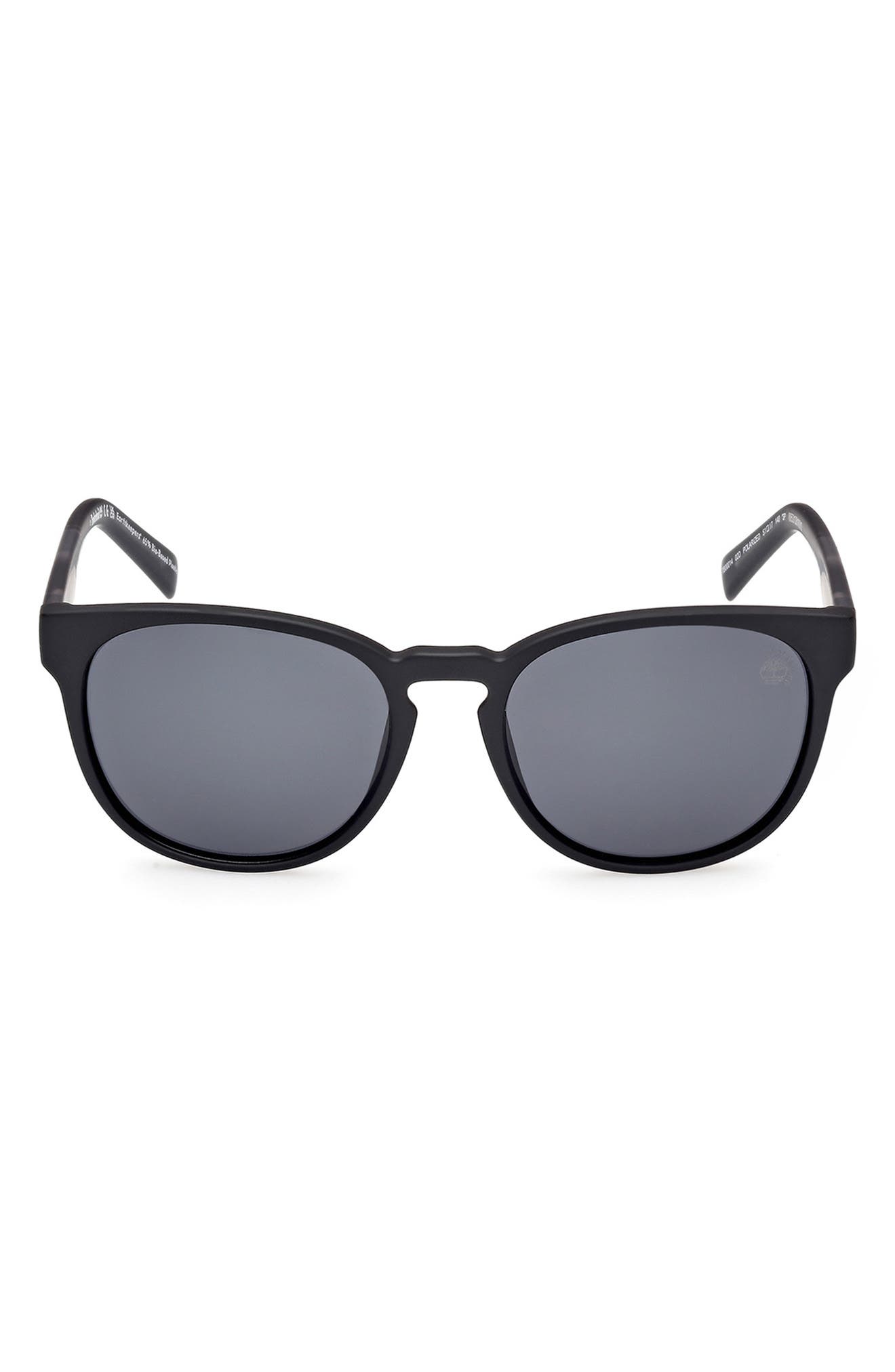 Timberland 51mm Polarized Round Sunglasses