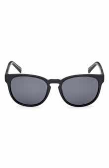 Timberland 51mm Polarized Round Sunglasses