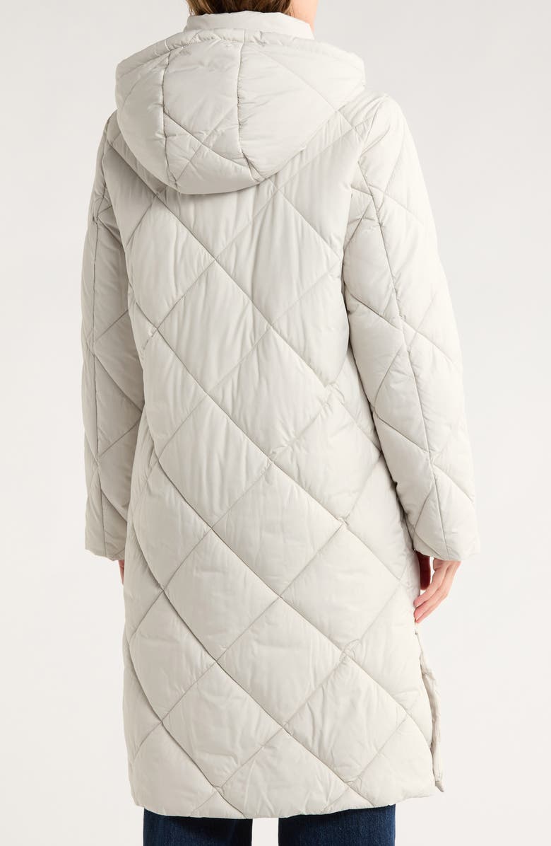 Hooded Long Quilted Puffer Jacket